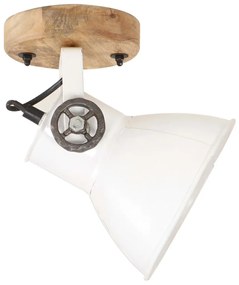 Lampi de perete tavan industriale, alb, 2 buc., 20x25 cm, E27 Alb, 2x lampa unica, 1