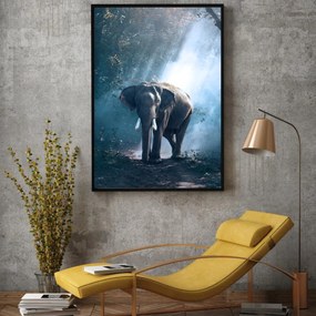 Poster - Elefant în junglă (A4)