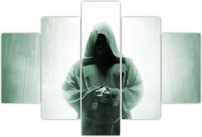 Tablou - Călugăr în întuneric (150x105 cm)