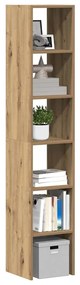 vidaXL Biblioteci 2 buc Stejar Artisan stivuibil Lemn prelucrat
