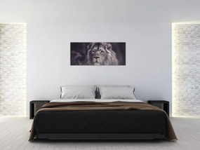 Tablou cu leu (120x50 cm)