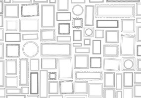 Fototapet - tapet desenat (147x102 cm)