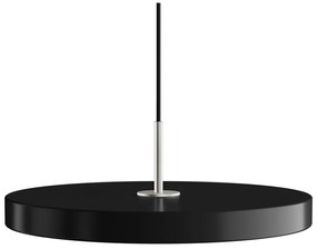 Lustră neagră LED cu intensitate reglabilă cu abajur din metal ø 43 cm Asteria Plus Medium – UMAGE