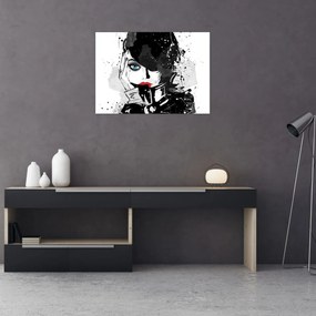 Tablou - Femeia misterioasă (70x50 cm)