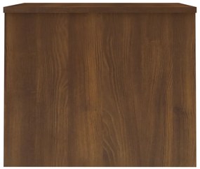 Masuta de cafea stejar fumuriu, 80x50,5x41,5 cm, lemn prelucrat 1, Stejar brun