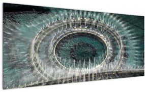 Tablou cu fântănă arteziană (120x50 cm), în 40 de alte dimensiuni noi