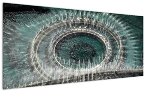 Tablou cu fântănă arteziană (120x50 cm)