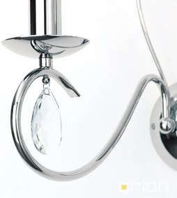 Aplica perete stil clasic cu cristale K9 Alessia WA 2-1093/2 chrom OR
