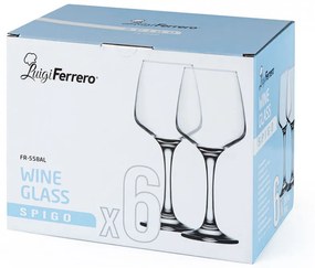 Set pahare de vin Luigi Ferrero Spigo FR-558AL 295ml, 6 buc 1006922