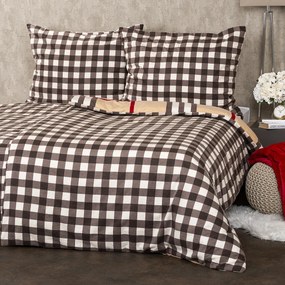 Lenjerie de pat din bumbac flanel 4Home Cub, 220 x 200 cm, 2 buc. 70 x 90 cm