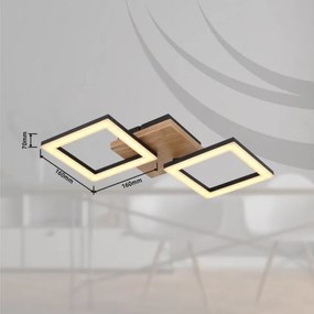 Lustră LED aplicată KERRY LED/18W/230V Globo 67280-18