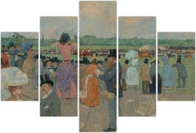Tablou - Jean-Louis Forain, The Races at Longchamp, reproducere (150x105 cm)