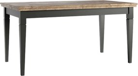 Masă lemn masiv Extensibilă Jardon 160/200/ Grafit, 240 × 90 × 79 cm