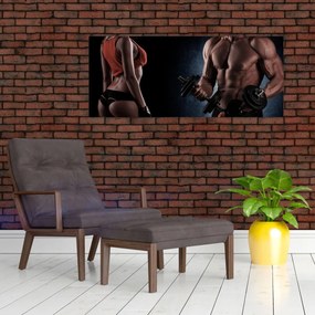 Tablou - Fitness (120x50 cm)