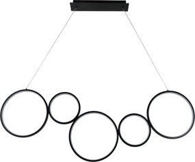 Brilagi - Lustră LED suspendată pe cablu ECHO LED/60W/230V 4000K 100 cm negru