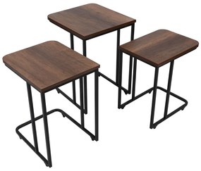 Masă pliabilă Ce Metal Zigon, 3 buc
