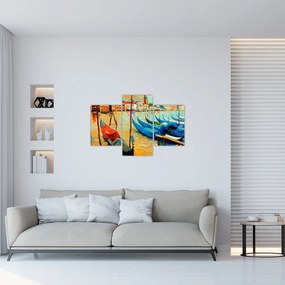 Tablou - Port în Veneția (90x60 cm)
