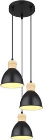 Lustră pe cablu WIHO 3xE27/40W/230V Globo 54018-3HS