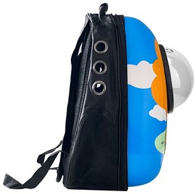 Rucsac pentru transportul animalelor de companie, cu model leu