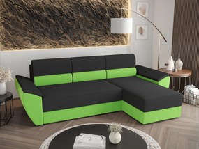 Colțar Radiant L2 (Gri închis + Verde) (D). 1057450