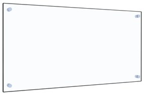 vidaXL Panou antistropi bucătărie transparent 80x40 cm sticlă securiz.