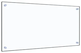 vidaXL Panou antistropi bucătărie transparent 80x40 cm sticlă securiz.