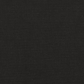 Fotoliu balansoar cu taburet, negru, material textil 1, Negru, Cu suport de picioare