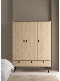 Șifonier cu aspect de lemn de stejar 150x200 cm Ry – Tvilum