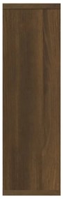 Raft de perete, stejar maro, 85x16x52,5 cm, lemn compozit 1, Stejar brun
