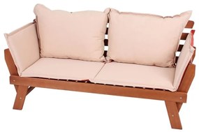 Bancă de grădină din lemn de eucalipt Garden Pleasure Fortuna