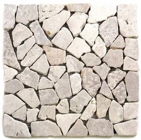 Mozaic de marmură Garth- gresie albă 1 m2