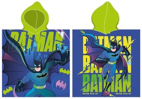 Batman Never Give Up poncho prosop de plajă 55x110 cm