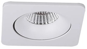 Spot directionabil, incastrabil tavan fals, LED dimabil, ARYA SQUARE alb H0100 MX