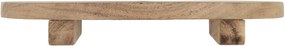 Tocator rotund din lemn ACACIA WOOD pe picioruse 30 cm