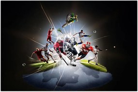 Tablou - Sportivii (90x60 cm)