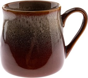 Cană roșie din gresie 560 ml Tone – Dakls