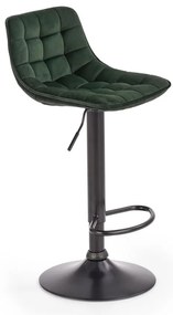Scaun de bar H95 velvet verde