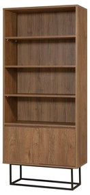 Bibliotecă Rea Black and Walnut