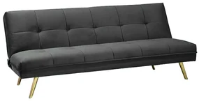 Canapea extensibila Culoare gri, MORITZ VELVET