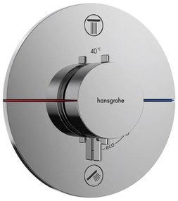 Baterie cada-dus incastrata Hansgrohe ShowerSelect Comfort S crom lucios fara corp incastrat