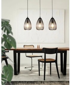 Eglo 49142 - Lustră pe cablu CLEVEDON 3xE27/60W/230V