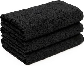 Prosop copii Bella negru 30x50 cm, 100% bumbac