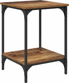 vidaXL Masă de cafea Lemn Vechi 40 x 40 x 55 cm Lemn compozit