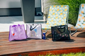 Geanta de cumparaturi SHOP & GO 37 cm - mai multe variante Varianta: Glittera