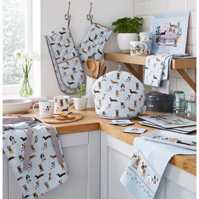 Set 4 suporturi de pahare Cooksmart ® Curious Dogs