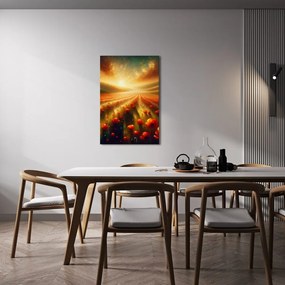 Tablou maci în lumina apusului