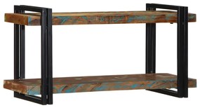 vidaXL Raft de perete din lemn masiv multicolor recuperat
