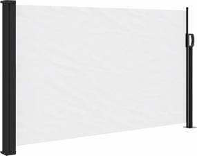 vidaXL Copertină laterală retractabilă, alb, 117x300 cm