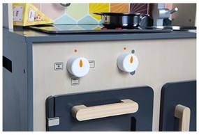 Janod - Bucătărie din lemn cu LED MOZAIC, 2xLR6