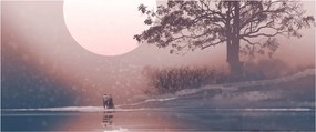 Tablou Perechea îndrăgostită (120x50 cm)